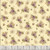 Marcus Fabrics Timeless Stitches Lynn Wilder Morning Glory Cream, floral fabric in cream color with purple, white, and blue flowers and green leaves.