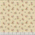 Marcus Fabrics Timeless Stitches Lynn Wilder Stripe Cream, fabric with cream and yellow vertical stripes adorned with pink and purple floral patterns.