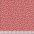 Marcus Fabrics Timeless Stitches Lynn Wilder Floral Red, close-up of floral patterned fabric in red with cream-colored flowers and leaves.