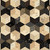 Marcus Fabrics Black Sheep Cottons Pam Buda Stars Black, fabric with a geometric hexagon pattern in black, beige, and cream colors with star and floral motifs.