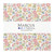 Marcus Fabrics Aunt Grace Rock My Baby Judie Rothermel Layer Cake Ten Inch Squares, floral fabric with pink, yellow, blue, and green colors.