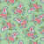 Moda Fabrics A Cat Named Stitch Camille Roskelley Sweet Floral Paisley Green Green