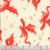 Moda Fabrics Fireglow Ruby Star Society Sarah Watts Etched Dragons Metallic Ruby Red