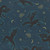 Moda Fabrics Fireglow Ruby Star Society Sarah Watts Etched Dragons Metallic Galaxy Blue