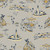 Moda Fabrics Fireglow Ruby Star Society Sarah Watts Middle Earth Mountain Town Metallic Oyster Grey, coastal mountain landscape pattern with gold accents.