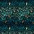Moda Fabrics Fireglow Ruby Star Society Sarah Watts Smaug Dragon Scales Metallic Galaxy Green fabric pattern, featuring a detailed and vibrant dragon scale design in shades of green, blue, and gold with metallic accents.