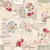 Blank Quilting Fabrics Christmas Magic Frank Garcia Christmas Collage Ivory, festive holiday-themed fabric with vintage Christmas images, Santa Claus, poinsettias, bells, and sheet music.