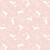 Blank Quilting Fabrics Christmas Magic Frank Garcia Deer Silhouettes Pink, Christmas-themed fabric with white reindeer silhouettes, snowflakes, and winter elements on a pink background.