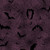 Blank Quilting Fabrics Darkly Enchanted Episodic Drawing Spiderweb with Bats Plum, spooky purple fabric featuring black spiderwebs, bats, and crescent moons design.