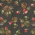 Blank Quilting Fabrics Gears and Garland Urban Essence Designs Steampunk Christmas Ornaments Black