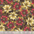 Blank Quilting Fabrics Gears and Garland Urban Essence Designs Steampunk Poinsettias Red
