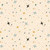 Blank Quilting Fabrics Witchy Wicked Rose Halsey Stars Cream, starry pattern with various sizes of stars and dots in black, gold, teal, and cream colors.