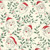 Henry Glass Fabrics Greetings at Christmastide Stacy West Santa Faces Multi