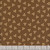 Henry Glass Fabrics Harvest Thyme Kim Diehl Berry Bliss Pecan, fabric with a brown background and a pattern of small, light pink berries with dark stems.