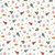 Henry Glass Fabrics Nordic Holiday Village MaryJane Carey Tossed Tress Cream Multi