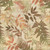 Henry Glass Fabrics Oak and Berries Jan Mott Mixed Media Leaves Cream, a fabric design featuring autumn leaves, ferns, and berry motifs in warm earthy tones on a cream background.