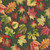Henry Glass Fabrics Oak and Berries Jan Mott Leaf Toss Green