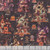 Quilting Treasures Fabrics A Haunting We Will Go Dan Morris Grey Haunted House Scenic, fabric featuring Halloween themed haunted houses, pumpkins, skulls, and spooky characters in a dark and whimsical design.