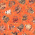 Quilting Treasures Fabrics A Haunting We Will Go Dan Morris Orange Tossed Monsters