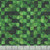 Quilting Treasures Fabrics A Haunting We Will Go Dan Morris Green Skull Checkerboard