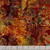 Timeless Treasures Fabrics Tonga Batiks Ember Harvest Brown Stamped Leaves