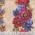 Quilting Treasures Fabrics Midnight Petals Andrea Lavery Cream Red Green Flower Garland Stripe