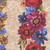 Quilting Treasures Fabrics Midnight Petals Andrea Lavery Cream Red Green Flower Garland Stripe