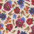 Quilting Treasures Fabrics Midnight Petals Andrea Lavery Cream Red Purple Tossed Flowers