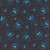 Quilting Treasures Fabrics Midnight Petals Andrea Lavery Midnight Blue Crescent Moons