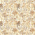 Quilting Treasures Fabrics Pandaland Dan Morris Cream Trees, fabric with a woodland pattern of various trees and foliage in beige, brown, and cream tones.