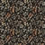 Quilting Treasures Fabrics Pandaland Dan Morris Grey Leaves, fabric with a detailed pattern of grey and peach colored leaves on a black background.