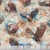 Quilting Treasures Fabrics Skyward Dan Morris Cream Blue Eagles Flying