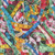 Timeless Treasures Fabrics Sewing Novelties Red Yellow Blue Green Swirling Measuring Tapes