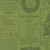 Moda Fabrics Holiday Cheer Stacy Iest Hsu North Pole News Text Mewsprint Mistletoe Green, fabric showing Christmas-themed print with reindeer, wreaths, and holiday message.