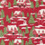 Moda Fabrics Holiday Cheer Stacy Iest Hsu Cardinals Village Scenic Poinsettia Red