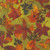 Moda Fabrics Northern Brights Amarilys Henderson Watercolor Fall Leaves Leaf Green, vibrant watercolor pattern of autumn leaves in shades of red, orange, yellow, and green on fabric.