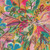 Moda Fabrics Northern Brights Amarilys Henderson Watercolor Sage Brush Golden Yellow, colorful watercolor floral fabric pattern with leaves, branches, and abstract botanical elements.
