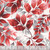 Henry Glass Fabrics Scarlet's Treasure Color Principle White Red Leaves
