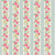 Riley Blake Fabrics Cath Kidston Signature Collection Stripe Blue, floral and stripe pattern fabric with pink roses, yellow flowers, and blue and white stripes.