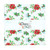 Riley Blake Fabrics Claus and Co Melissa Mortenson 10 Inch Stacker, 42 Pcs, featuring Christmas holly, poinsettias, ribbons, and holiday-themed patterns.