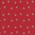 Riley Blake Fabrics Claus and Co Melissa Mortenson Candy Cane Toss Red, festive holiday fabric with a red background featuring small candy canes with white and red stripes, white leaves, and green holly berries.