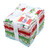 Riley Blake Fabrics Claus and Co Melissa Mortenson Fat Quarter Bundle, 24 Pcs, neatly stacked with festive holiday-themed fabrics featuring holly, Christmas patterns, and vibrant colors, tied with a white ribbon.