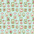 Riley Blake Fabrics Claus and Co Melissa Mortenson Wallpaper Blue