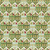 Riley Blake Fabrics Claus and Co Melissa Mortenson Christmas Houses Green, Christmas-themed fabric with a repeating pattern of houses, trees, and decorative designs in green, red, and beige.