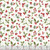 Riley Blake Fabrics Holiday Spirit Lisa Audit Berries Cream, holiday-themed fabric with red berries, green leaves, and holly accents on a cream background.