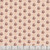 Riley Blake Fabrics Northanger Abbey Jane Austen James Cream, fabric with a floral pattern of small, dark brown flowers on a cream background with a subtle diamond pattern.