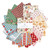 Riley Blake Fabrics Northanger Abbey Jane Austen 5 Inch Stacker, 42 Pcs, a collection of fabric squares with floral, geometric, and vintage-inspired patterns in various colors.