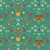 Riley Blake Fabrics Orchard House Heather Peterson Homestead Teal Blue
