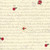 Riley Blake Fabrics Orchard House Heather Peterson Text Cream, fabric featuring printed handwritten script text and embroidered red roses with green leaves.