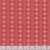 Riley Blake Fabrics Orchard House Heather Peterson Stripes Coral, fabric with a coral background and white striped floral and geometric pattern.